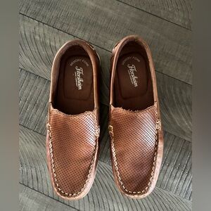 Boy's Florsheim Tan Leather Loafers 6.5